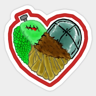 Monsters heart Sticker